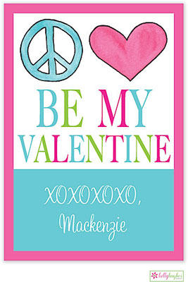 Valentine's Day Exchange Cards by Kelly Hughes Designs (Peace Love) Valentine's Day Exchange Cards by Kelly Hughes Designs (Peace Love)
